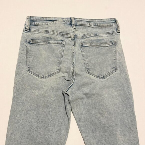 Gap High Rise Universal Leggings Distressed Jeans Womens Size 30 - Picture 12 of 16